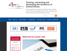 Tablet Screenshot of careerlink16.com